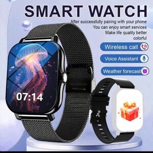 Smart Watch Waterproof Call Answer Fitness Tracker iPhone Android Men Women